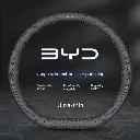 Suede 3D imprint car steering wheel cover